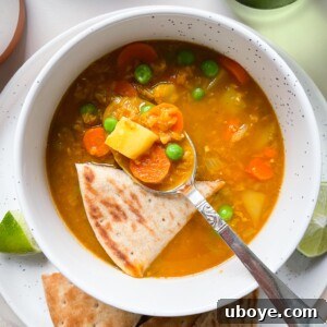 vegan pumpkin samosa soup recipe