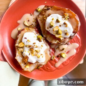 air fried baked pears recipe