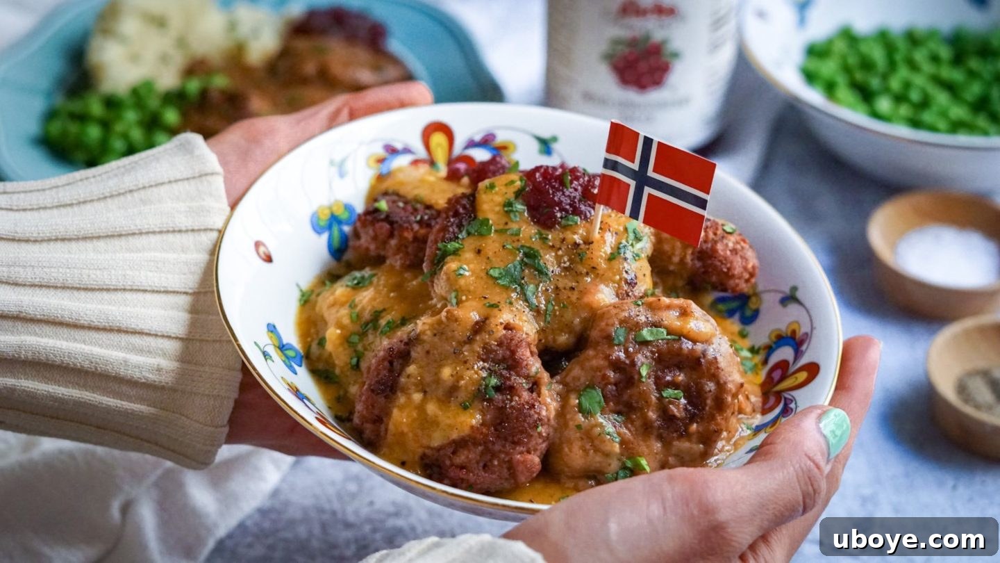 Vegan Kjøttkaker Recipe Vegan Kjøttkaker recipe ingredients laid out, showing plant-based ground meat, onions, spices, and flax seeds.