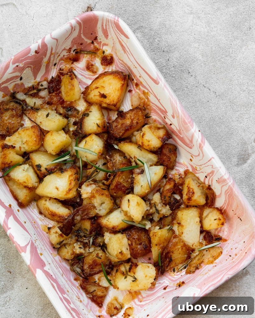 Crispy roasted potatoes for souvlaki