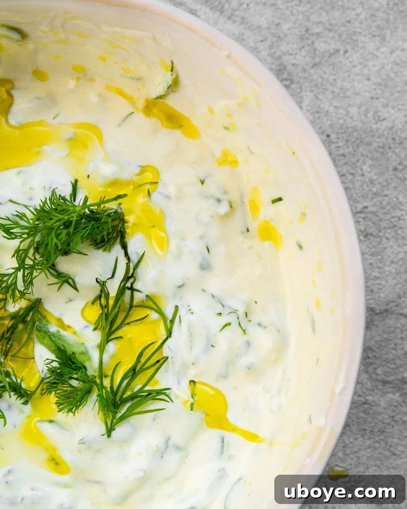 Homemade Tzatziki sauce