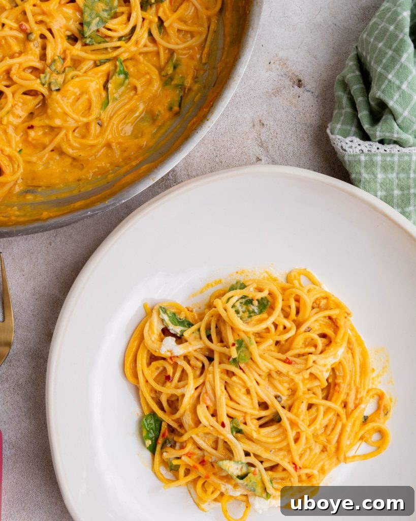 Roasted Tomato and Goat Cheese Pasta