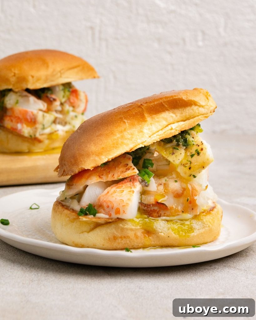 Grilled lobster tails ready for buttery lobster rolls