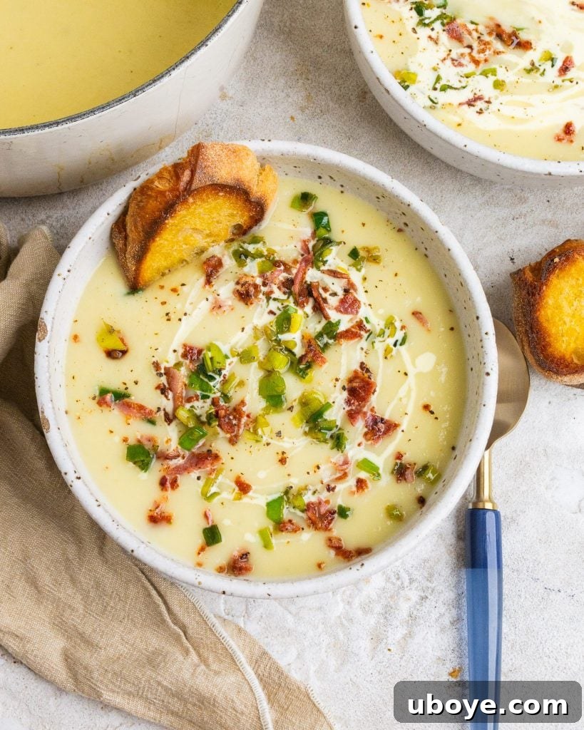Love Beyond Labels: A Valentine's Dinner 10 Comforting Potato and Leek Soup