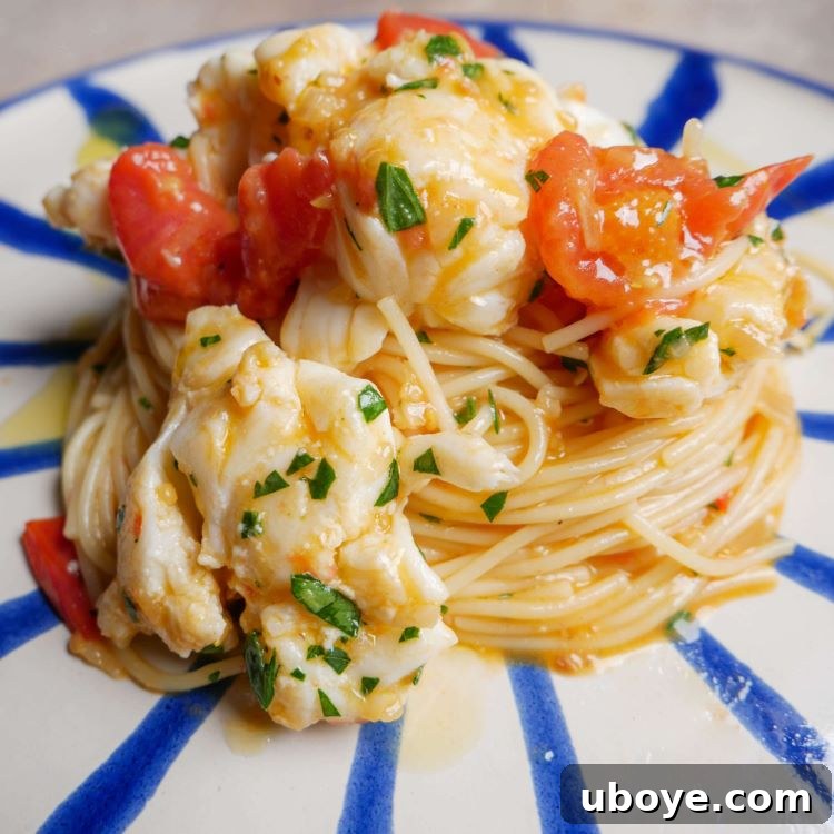 Succulent garlic confit butter lobster tails for Mother's Day celebration