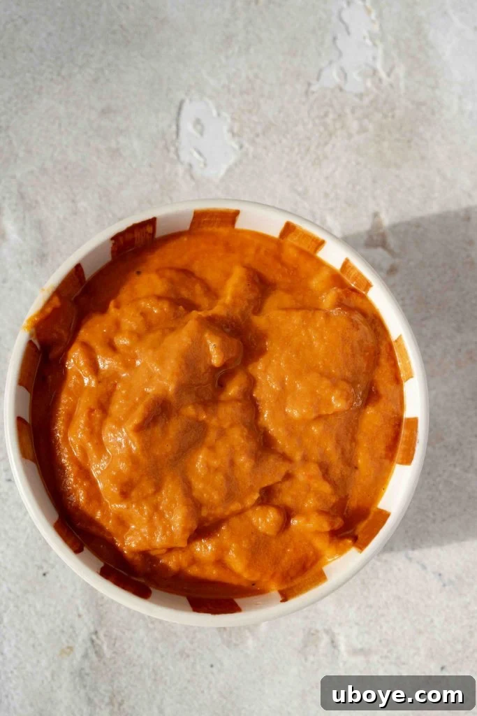 Spicy Bravas Potatoes 5 Ingredients for Patatas Bravas sauce including fresh vegetables, tomatoes and paprika
