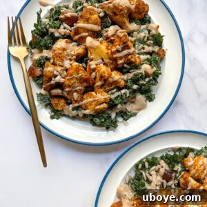 Shawarma-Spiced Cauliflower and Kale Salad