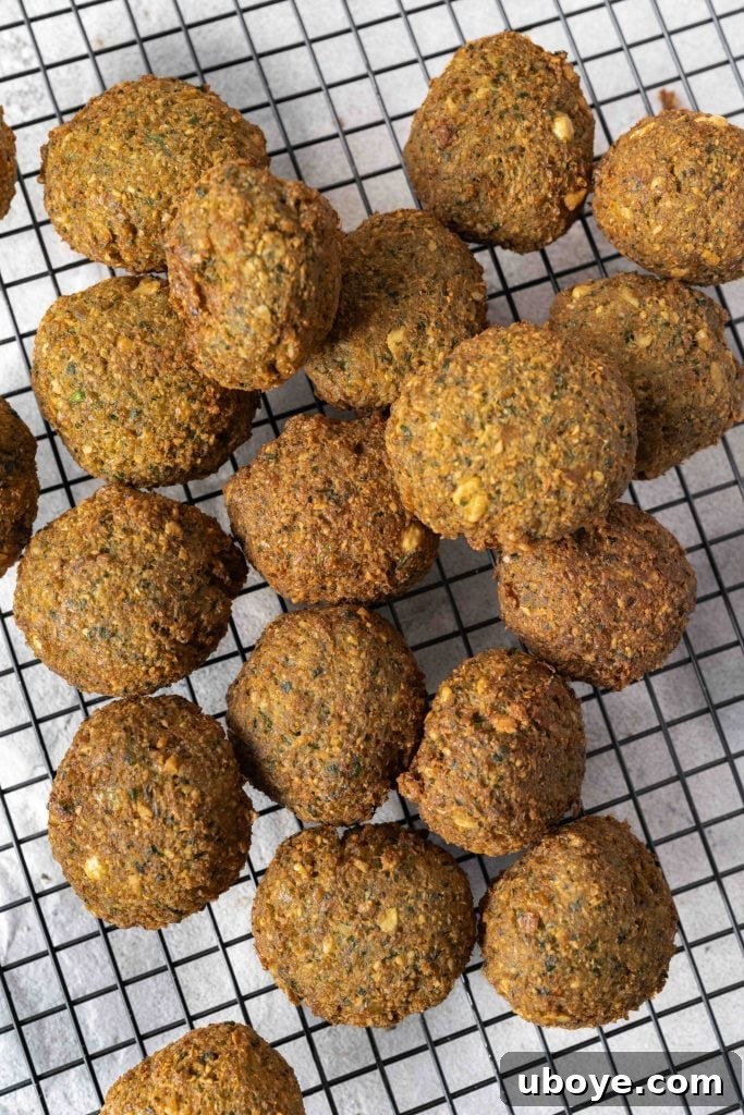 Fresh falafel mixture ready to be shaped.