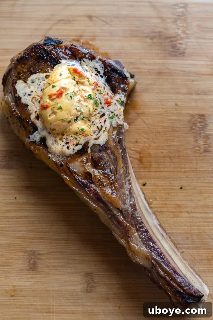 Ribeye steak searing on a hot grill, creating a beautiful crust