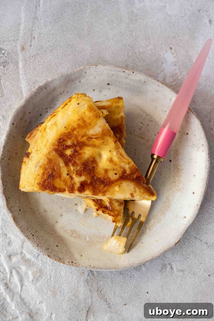 Authentic Spanish Tortilla 2 Classic Spanish Tortilla, a delicious Spanish potato omelette for breakfast.
