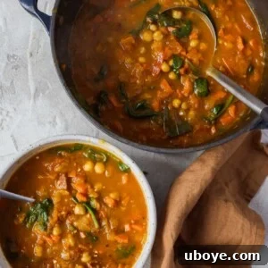 Spanish Chickpea, Pumpkin, and Chorizo Soup