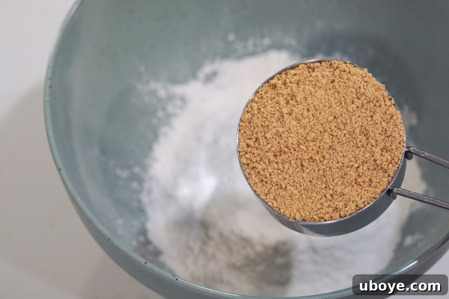 Key ingredients for the cookies laid out on a table
