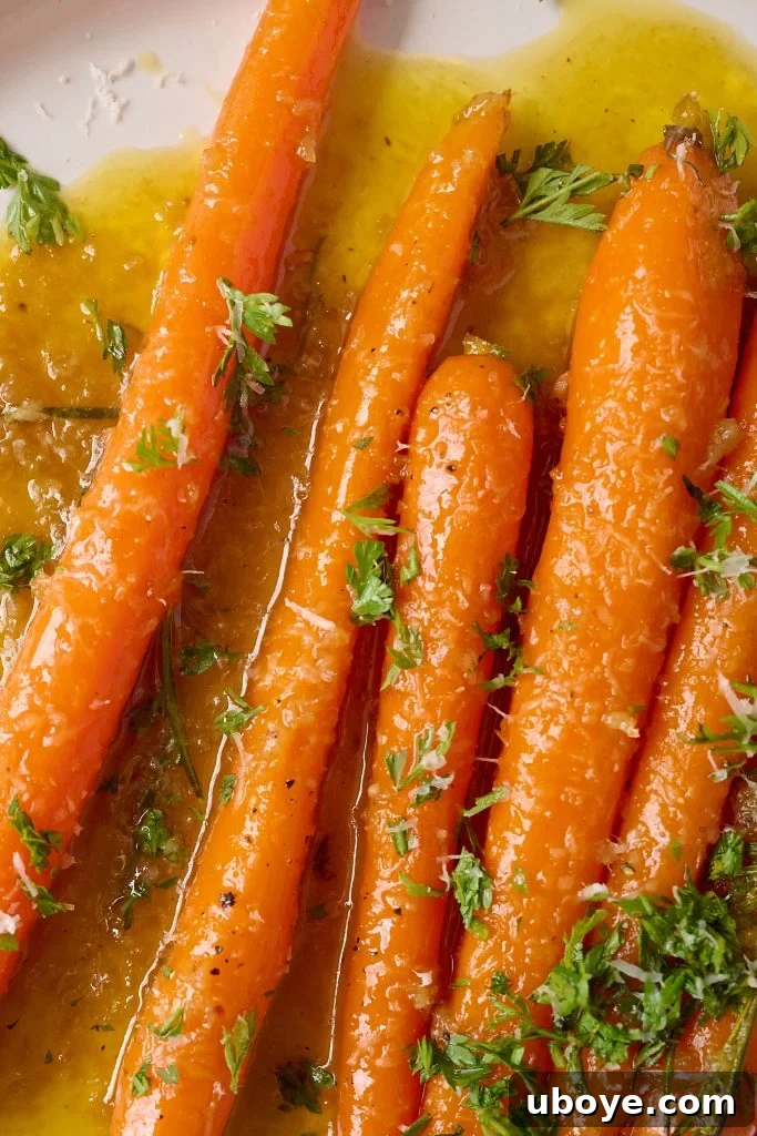 Maple Garlic Glazed Carrots 9 maple butter carrots