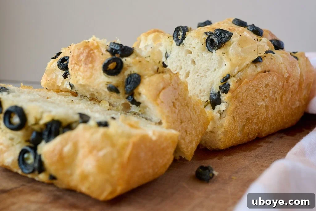 Focaccia Sandwich Bread 2 Golden brown Loaf Tin Focaccia, sliced and ready to serve